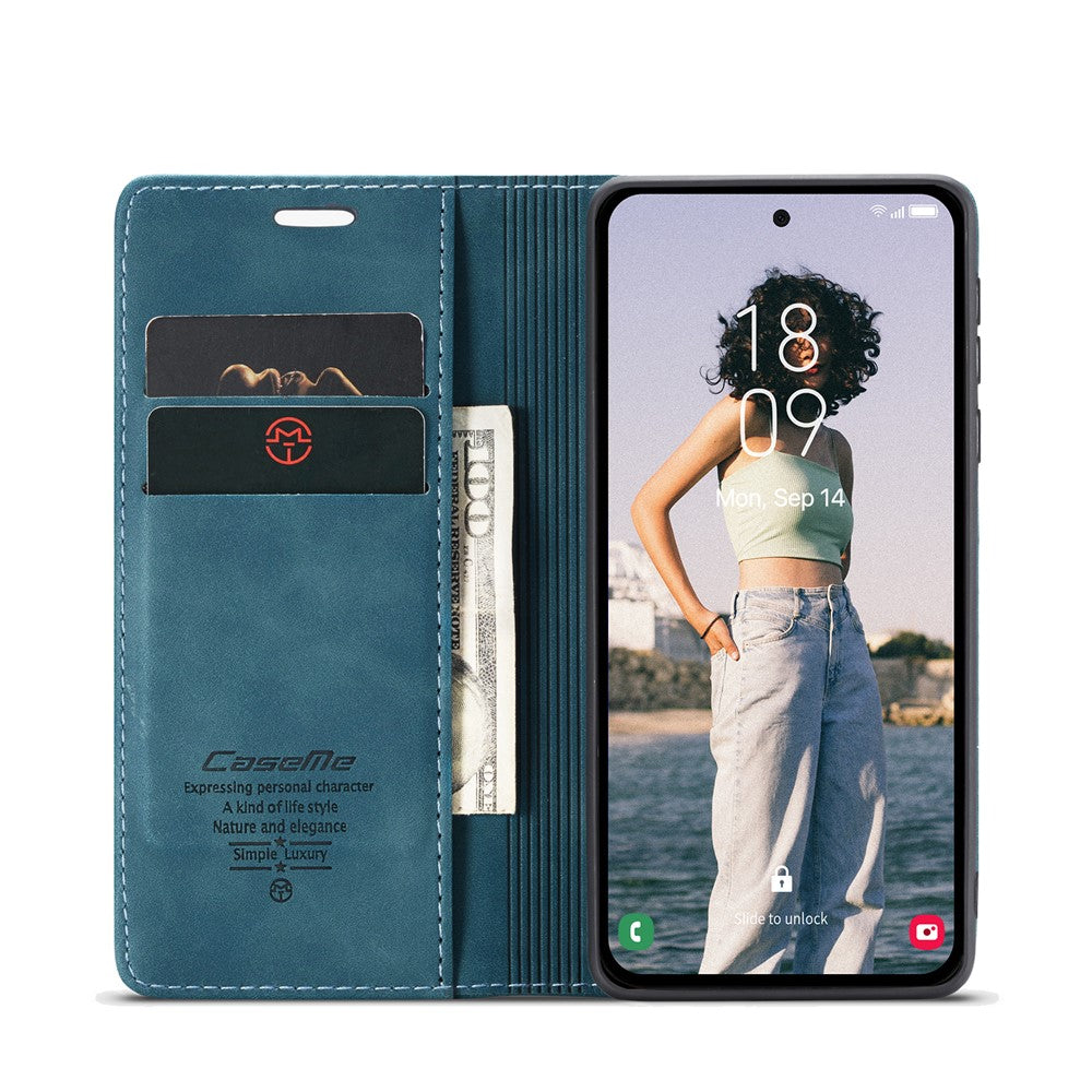 CASEME Handy Tasche für Samsung Galaxy A56 Wallet 013 Series Hülle Klapp Etui