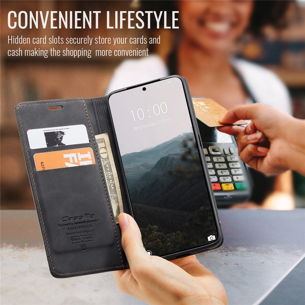 CASEME Handy Tasche für Xiaomi 14T PRO Wallet 013 Series Klapp Hülle Business