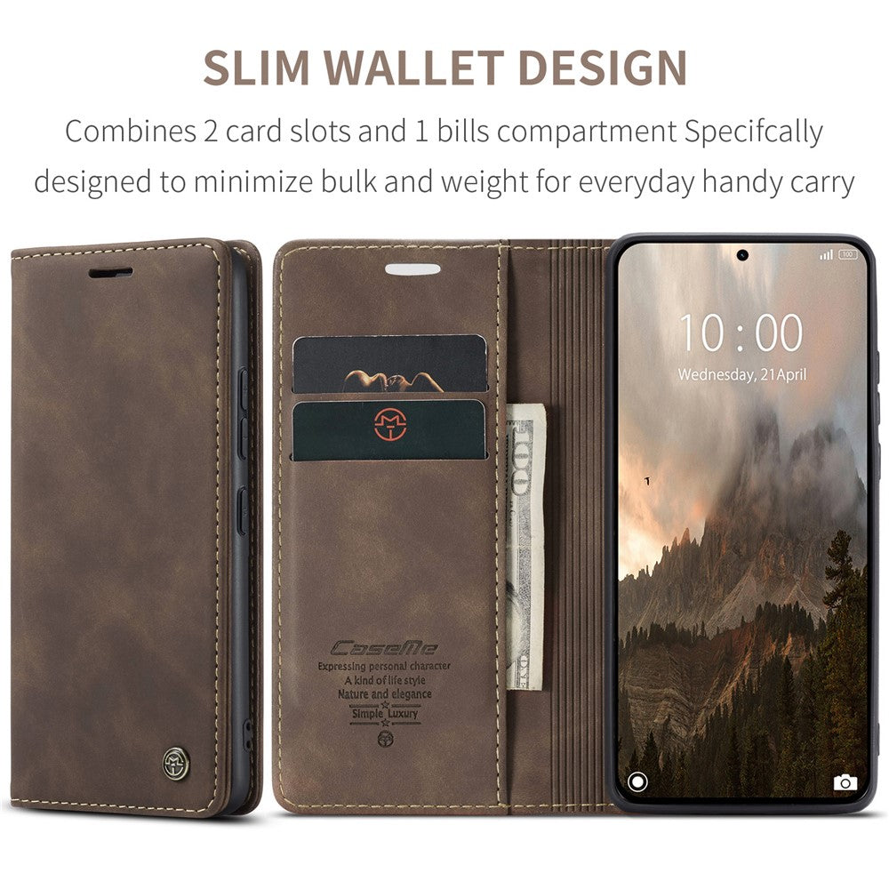 CASEME Handy Tasche für Xiaomi 14T PRO Wallet 013 Series Klapp Hülle Business