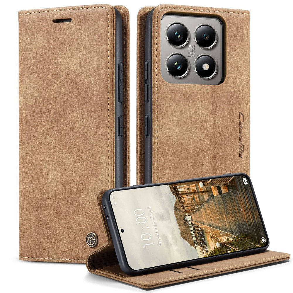 CASEME Handy Tasche für Xiaomi 14T PRO Wallet 013 Series Klapp Hülle Business