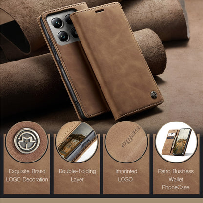 CASEME Handy Tasche für Xiaomi 14T PRO Wallet 013 Series Klapp Hülle Business