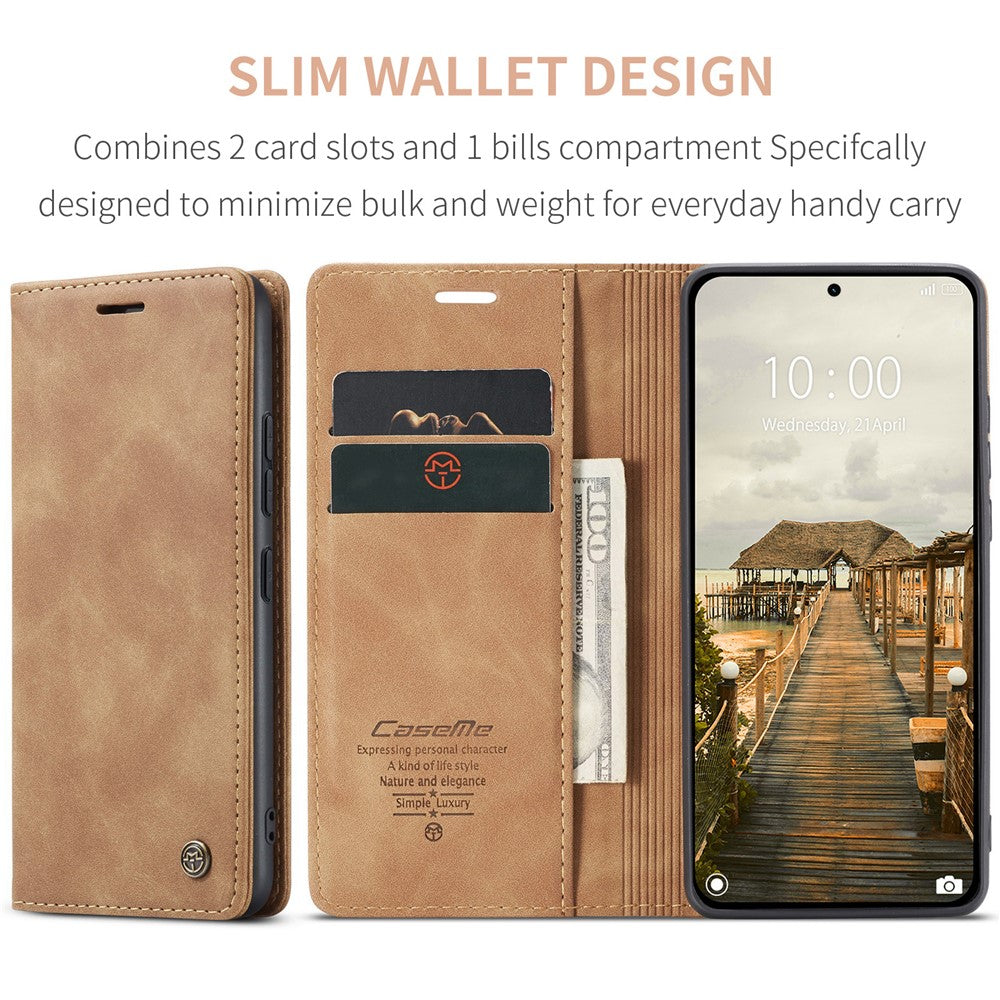 CASEME Handy Tasche für Xiaomi 14T PRO Wallet 013 Series Klapp Hülle Business