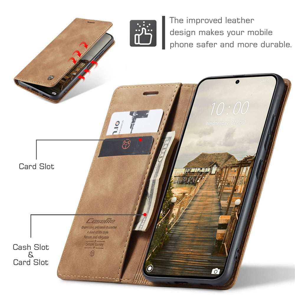 CASEME Handy Tasche für Xiaomi 14T PRO Wallet 013 Series Klapp Hülle Business
