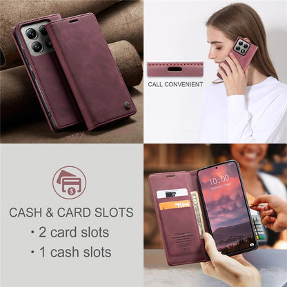 CASEME Handy Tasche für Xiaomi 14T PRO Wallet 013 Series Klapp Hülle Business