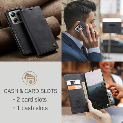 CASEME Handy Tasche für Xiaomi 14T PRO Wallet 013 Series Klapp Hülle Business