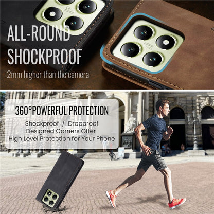 CASEME Handy Tasche für Xiaomi 14T Wallet 013 Series Hülle Business Klapp Etui
