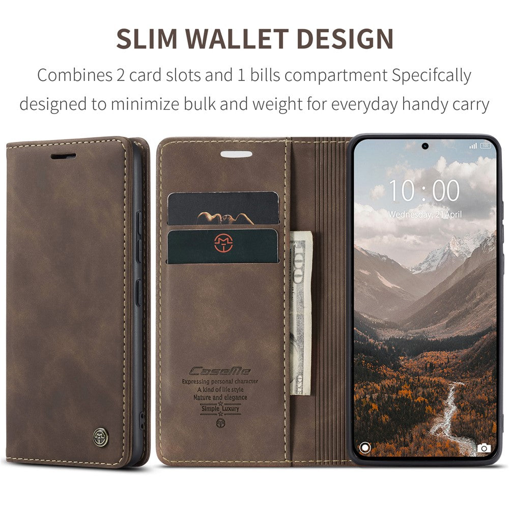 CASEME Handy Tasche für Xiaomi 14T Wallet 013 Series Hülle Business Klapp Etui