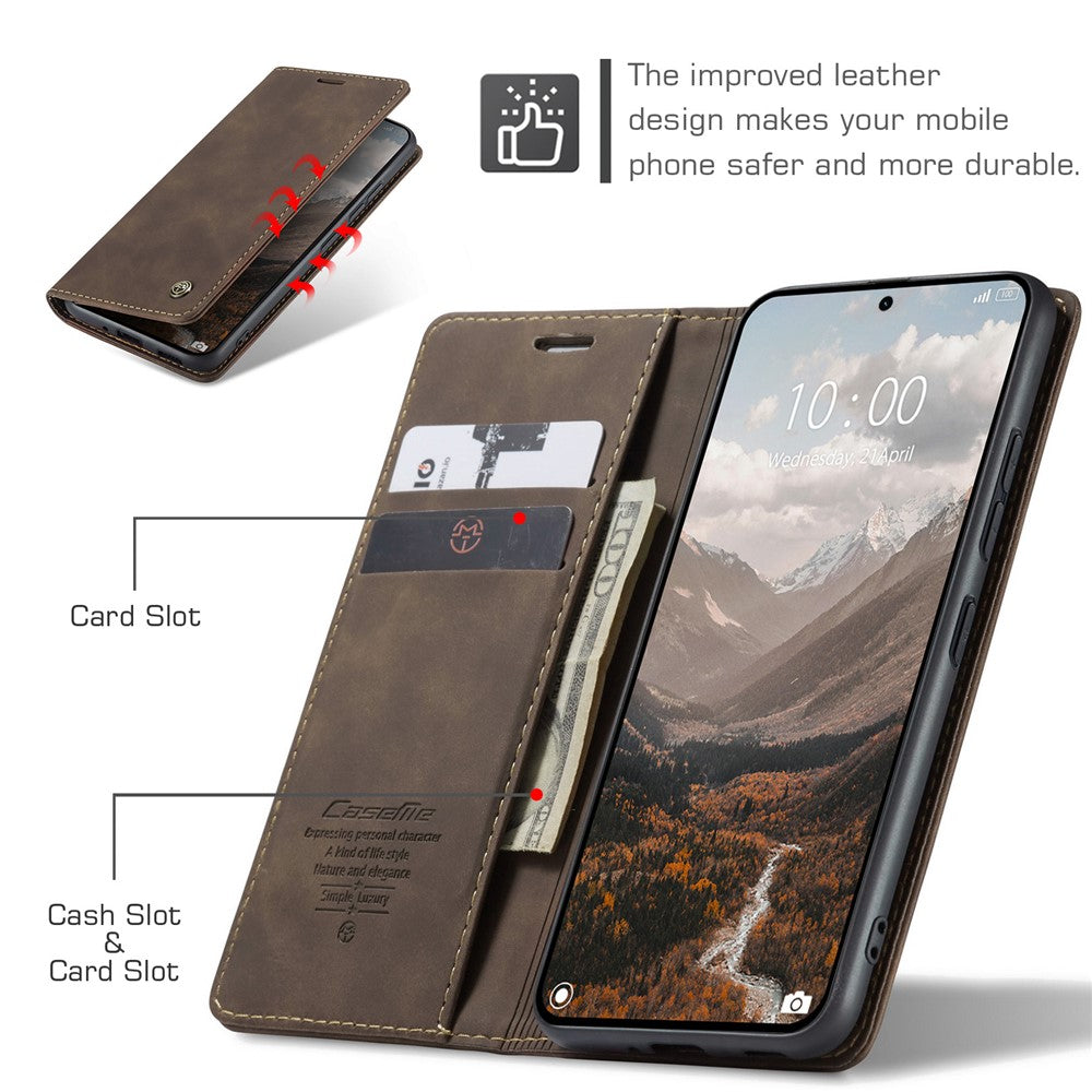 CASEME Handy Tasche für Xiaomi 14T Wallet 013 Series Hülle Business Klapp Etui