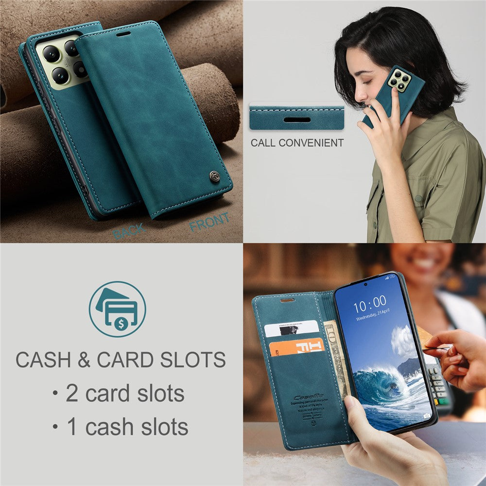 CASEME Handy Tasche für Xiaomi 14T Wallet 013 Series Hülle Business Klapp Etui