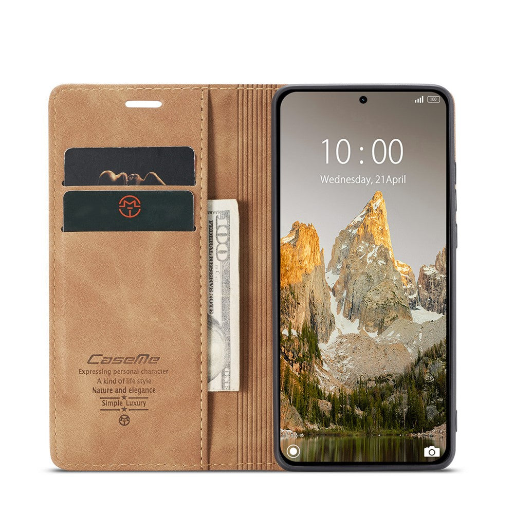 CASEME Handy Tasche für Xiaomi 14T Wallet 013 Series Hülle Business Klapp Etui