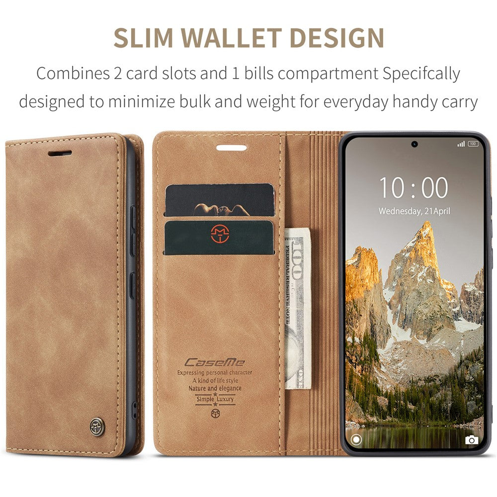 CASEME Handy Tasche für Xiaomi 14T Wallet 013 Series Hülle Business Klapp Etui