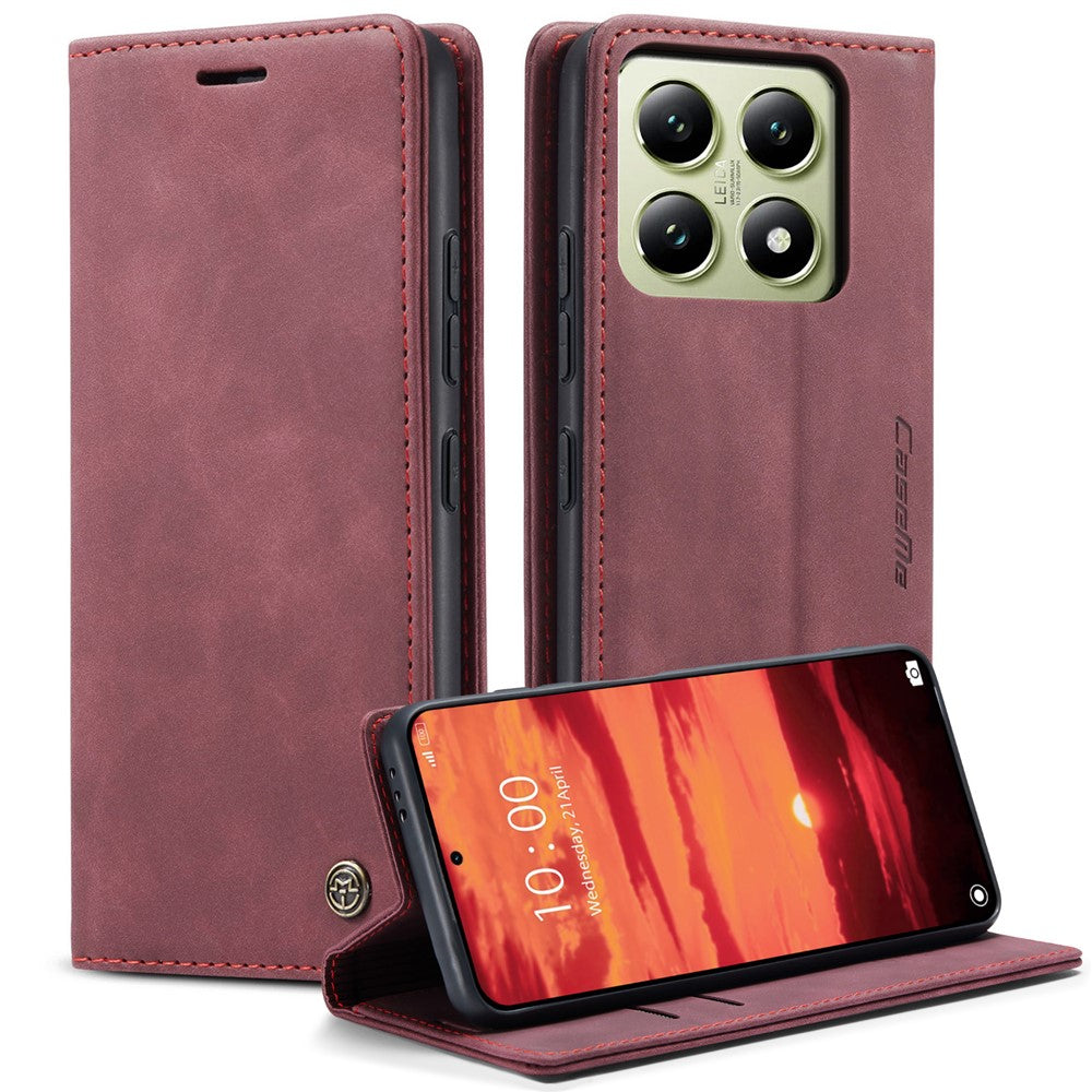 CASEME Handy Tasche für Xiaomi 14T Wallet 013 Series Hülle Business Klapp Etui