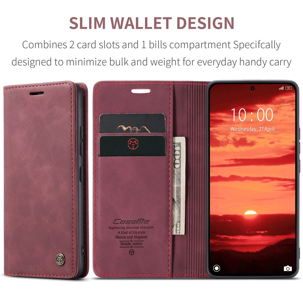 CASEME Handy Tasche für Xiaomi 14T Wallet 013 Series Hülle Business Klapp Etui