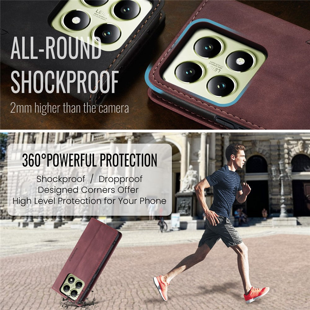 CASEME Handy Tasche für Xiaomi 14T Wallet 013 Series Hülle Business Klapp Etui