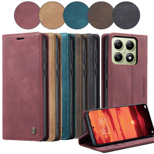 CASEME Handy Tasche für Xiaomi 14T Wallet 013 Series Hülle Business Klapp Etui