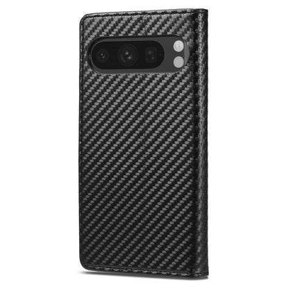 LC.IMEEKE Handy Tasche für Google Pixel 10 PRO XL Carbon Wallet Stripe Hülle