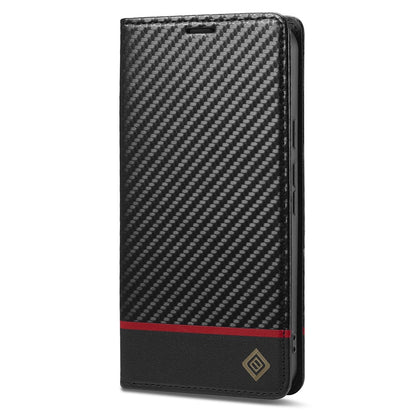 LC.IMEEKE Handy Tasche für Google Pixel 10 | 10 PRO Carbon Wallet Stripe Hülle