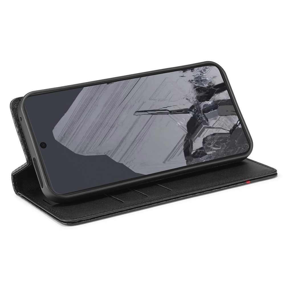 LC.IMEEKE Handy Tasche für Google Pixel 10 | 10 PRO Carbon Wallet Stripe Hülle