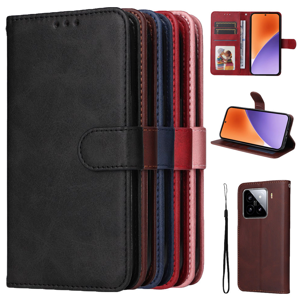 Handy Tasche für Xiaomi 15 Wallet Magnet Klappetui Schutzhülle Kartenfach Case