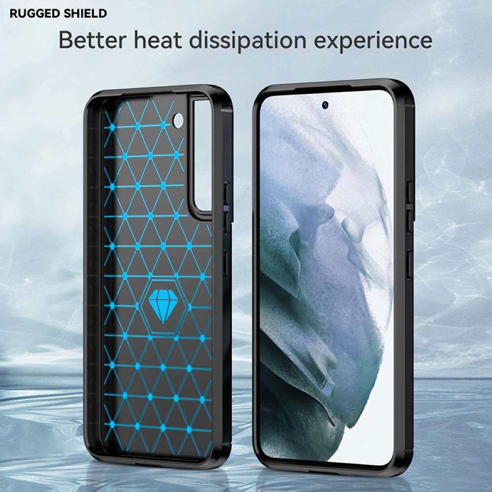 TPU Hülle für Apple iPhone SE 2020 2022 Carbon Fiber Skin Brushed Schutzcover