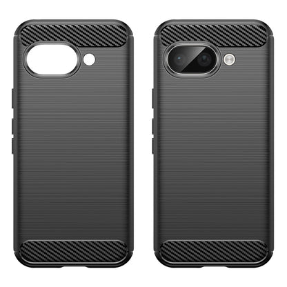 TPU Hülle für Google Pixel 9a Carbon Fiber Skin Brushed Schutzcover Soft Case