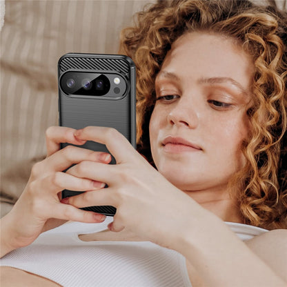 TPU Hülle für Google Pixel 10 | 10 PRO Carbon Fiber Skin Brushed Schutzcover