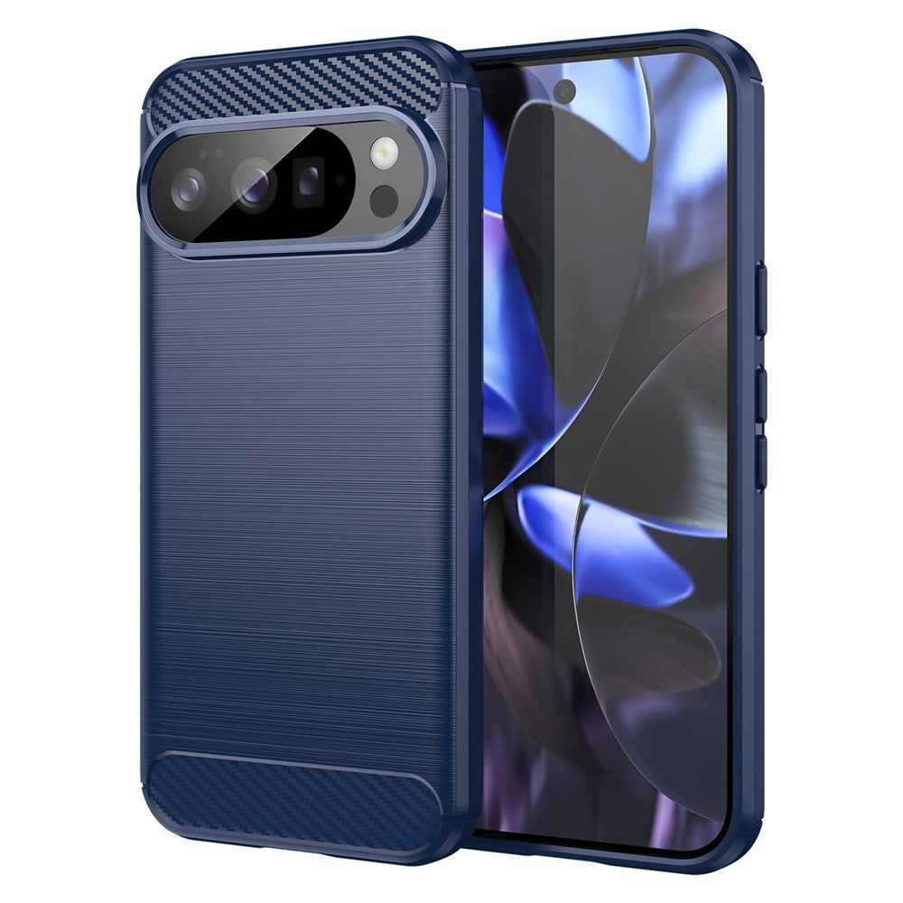 TPU Hülle für Google Pixel 10 | 10 PRO Carbon Fiber Skin Brushed Schutzcover