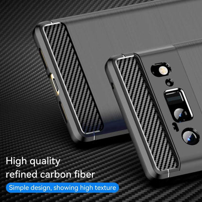 TPU Case für GOOGLE PIXEL 6 PRO Carbon Fiber Skin Brushed Schutz Hülle Cover
