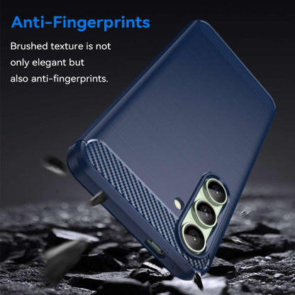 TPU Hülle für Samsung Galaxy S24 FE Carbon Fiber Skin Brushed Schutzcover Case