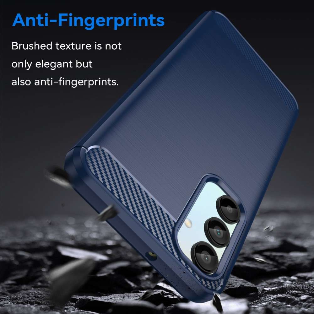 TPU Hülle für Samsung Galaxy A16 Carbon Fiber Skin Brushed Schutzcover Soft Case