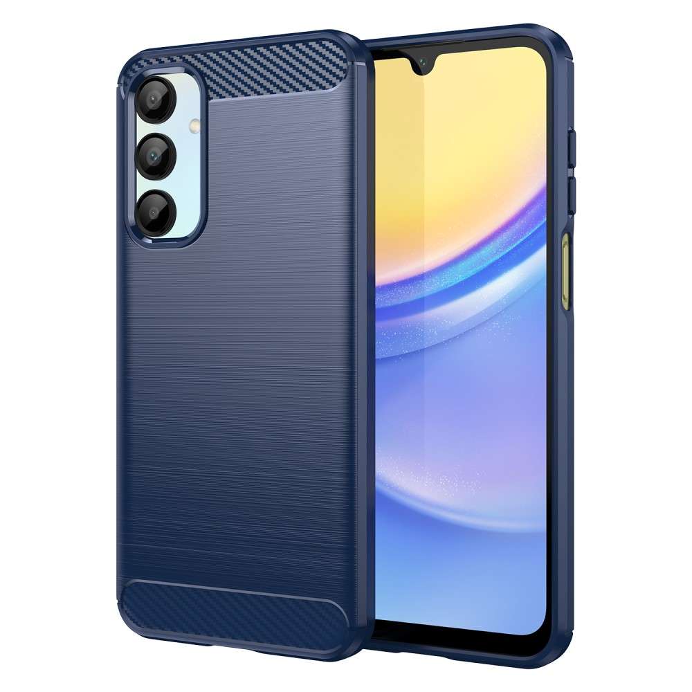 TPU Hülle für Samsung Galaxy A16 Carbon Fiber Skin Brushed Schutzcover Soft Case