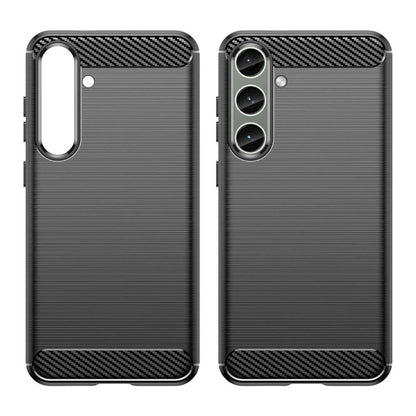 TPU Hülle für Samsung Galaxy S25 PLUS Carbon Fiber Skin Brushed Schutzcover Case