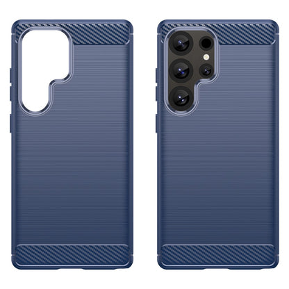 TPU Hülle für Samsung Galaxy S25 ULTRA Carbon Fiber Skin Brushed Schutzcover