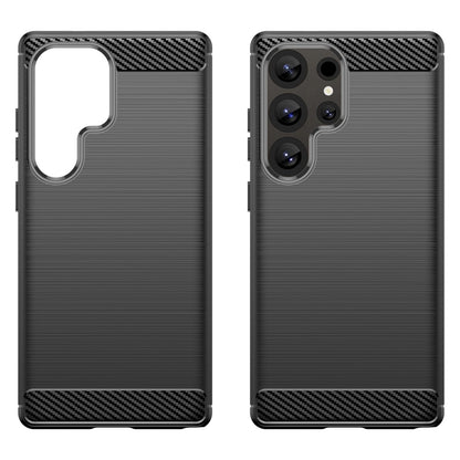 TPU Hülle für Samsung Galaxy S25 ULTRA Carbon Fiber Skin Brushed Schutzcover