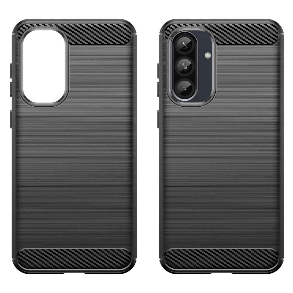 TPU Hülle für Samsung Galaxy A56 A36 Carbon Fiber Skin Brushed Schutzcover Case