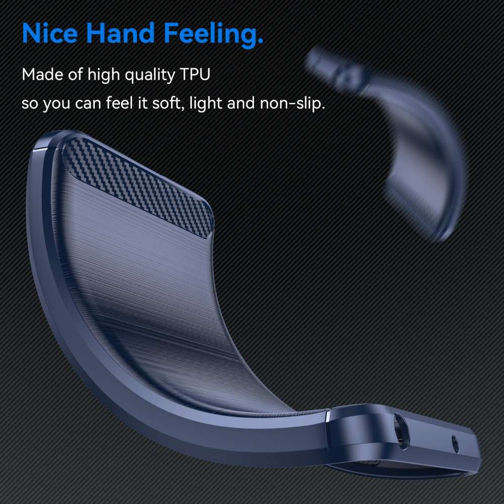 TPU Hülle für Samsung Galaxy A26 Carbon Fiber Skin Brushed Schutzcover Soft Case