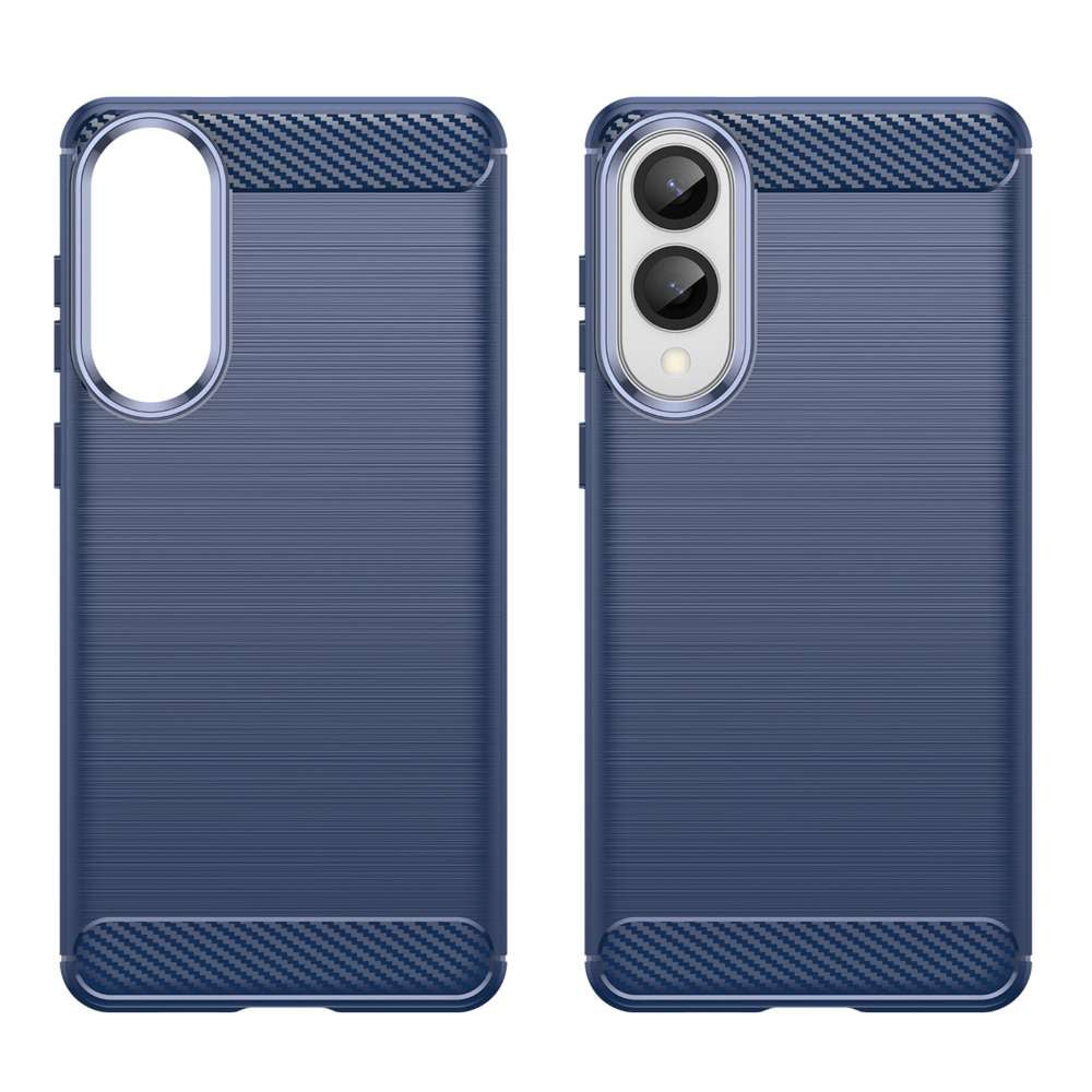 TPU Hülle für Samsung Galaxy S25 EDGE Carbon Fiber Skin Brushed Schutzcover Case