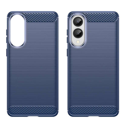 TPU Hülle für Samsung Galaxy S25 EDGE Carbon Fiber Skin Brushed Schutzcover Case
