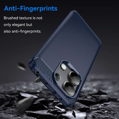 TPU Hülle für Xiaomi Redmi Note 13 4G Carbon Fiber Skin Brushed Schutzcover Case