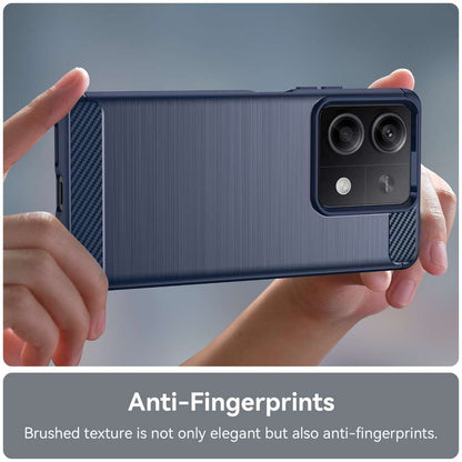 TPU Hülle für Xiaomi Redmi Note 13 5G Carbon Fiber Skin Brushed Schutzcover Case
