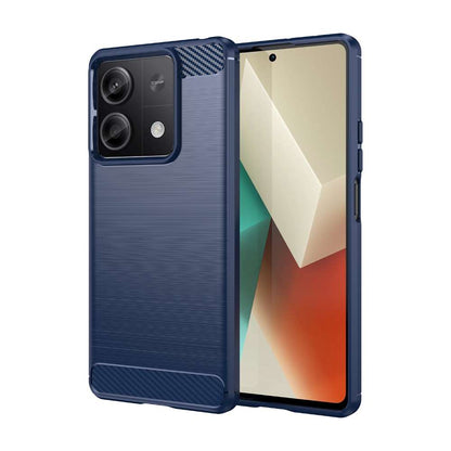 TPU Hülle für Xiaomi Redmi Note 13 5G Carbon Fiber Skin Brushed Schutzcover Case