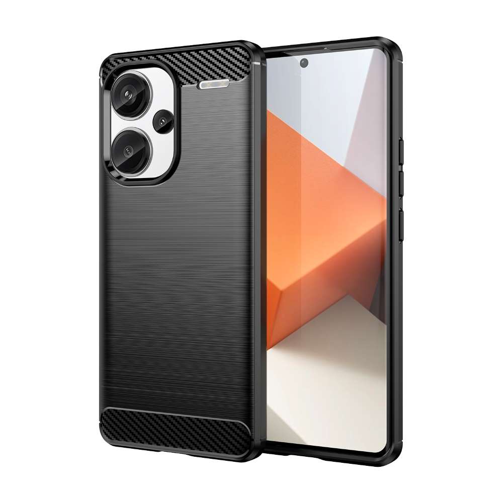 TPU Hülle für Xiaomi Redmi Note 13 PRO+ Carbon Fiber Skin Brushed Schutzcover
