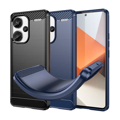 TPU Hülle für Xiaomi Redmi Note 13 PRO+ Carbon Fiber Skin Brushed Schutzcover