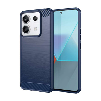 TPU Hülle für Xiaomi Redmi Note 13 PRO 5G Carbon Fiber Skin Brushed Schutzcover