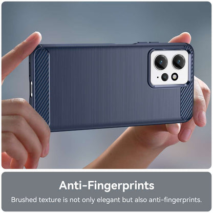 TPU Hülle für Xiaomi Redmi Note 12 4G Carbon Fiber Skin Brushed Schutzcover Case