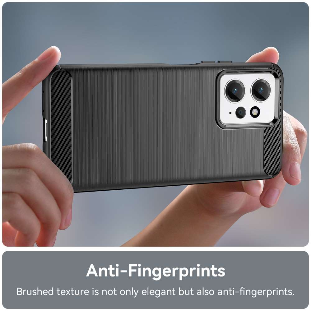 TPU Hülle für Xiaomi Redmi Note 12 4G Carbon Fiber Skin Brushed Schutzcover Case