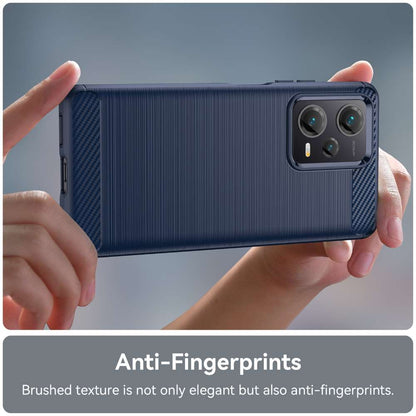 TPU Hülle für Xiaomi Redmi Note 12 PRO+ Carbon Fiber Skin Brushed Schutzcover