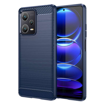 TPU Hülle für Xiaomi Redmi Note 12 PRO+ Carbon Fiber Skin Brushed Schutzcover