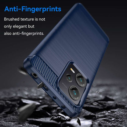 TPU Hülle für Xiaomi Redmi Note 12 PRO+ Carbon Fiber Skin Brushed Schutzcover