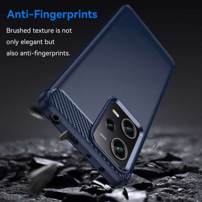 TPU Hülle für Xiaomi Redmi Note 12 PRO 5G Carbon Fiber Skin Brushed Schutzcover